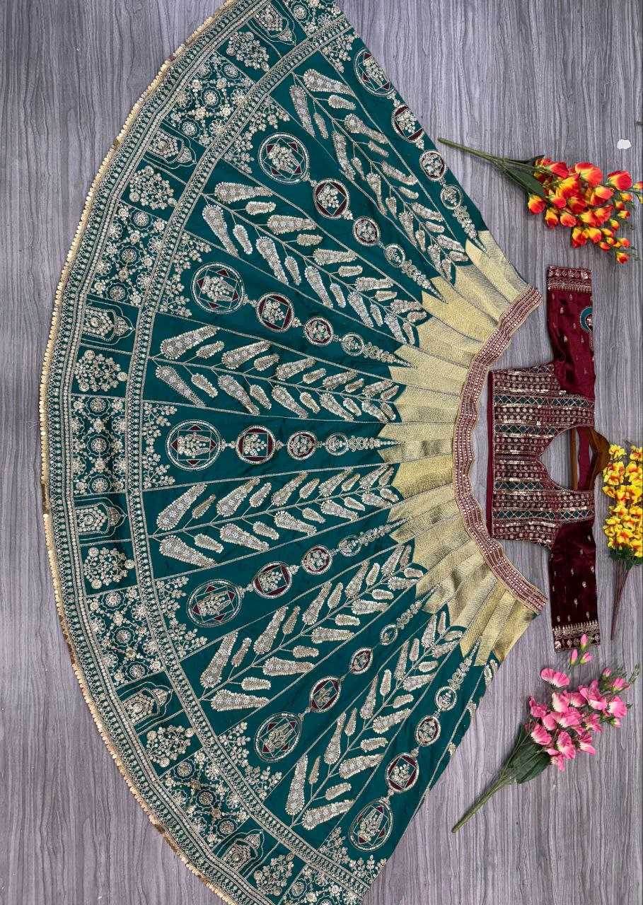 Satin Silk Designer Lehenga - MYLUXURY LANE ENTERPRISE